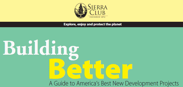 Sierra Club Building Better magazine cover