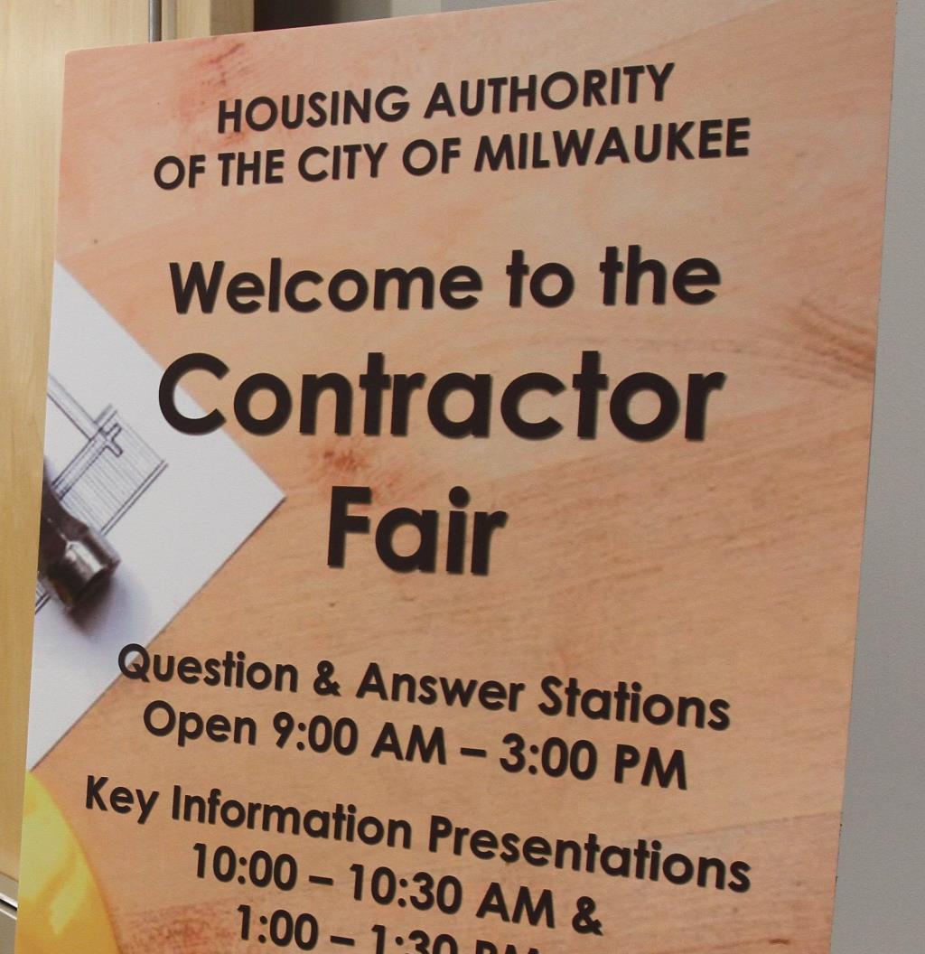 Contractor Fair Sign