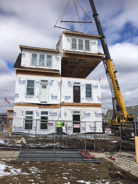 first duplex townhome